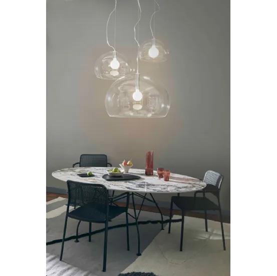 Lampada Fl/y Big in plexiglas trasparente di Kartell