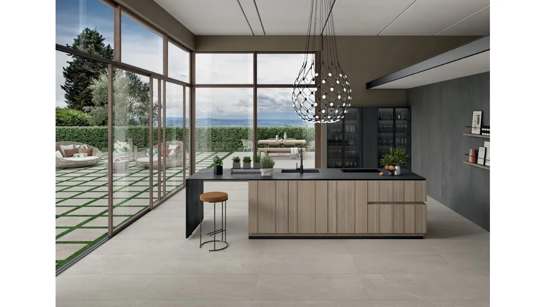 Piastrelle Nextone Taupe e Dark di Lea Ceramiche