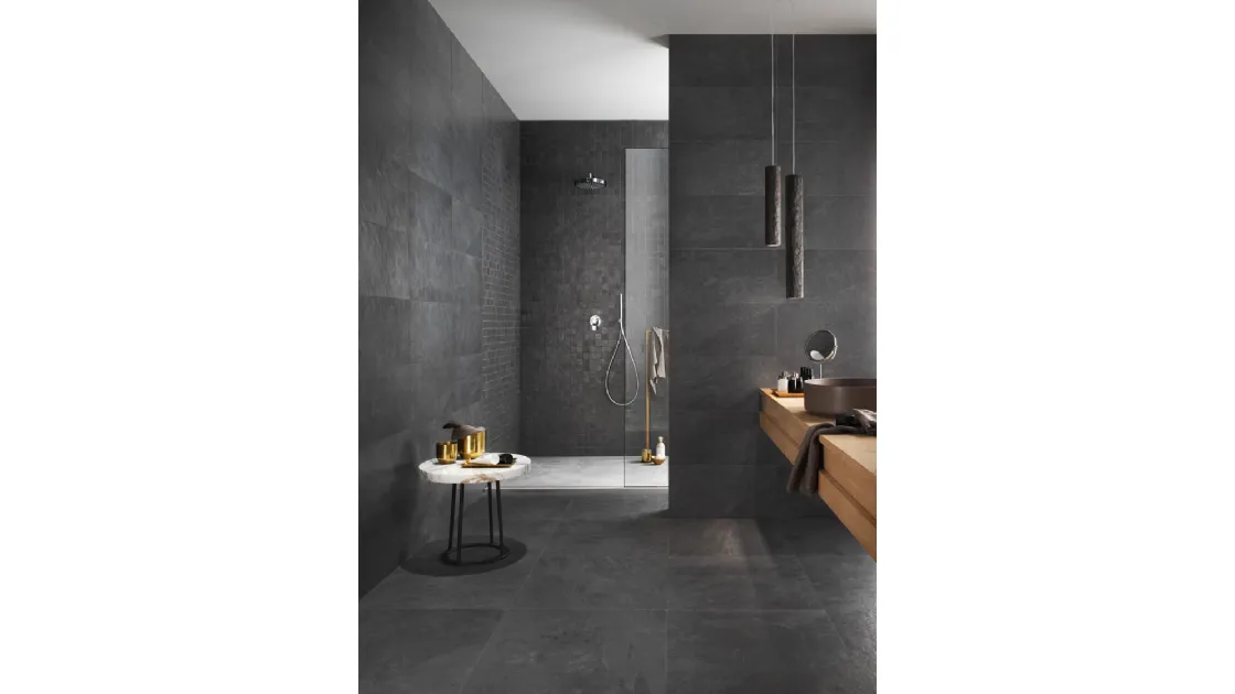 Piastrelle Waterfall Dark Flow di Lea Ceramiche