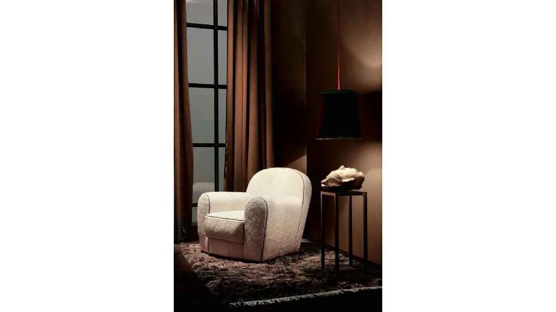 Poltroncina in montone Amburgo Baby Mouton di Baxter