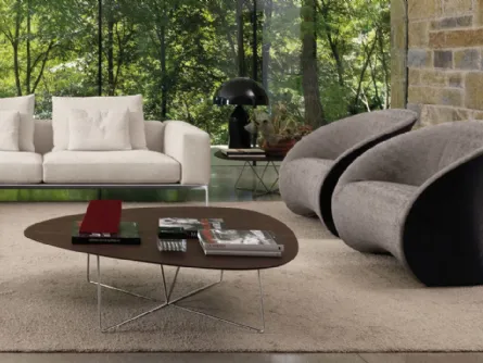 Poltroncina di design in tessuto Le Midì di Desirèe