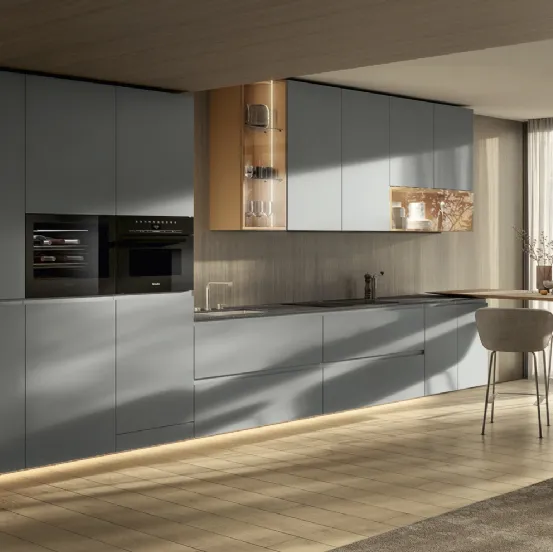 Cucina Design con penisola 36e8 Cut Project 2827 di Lago