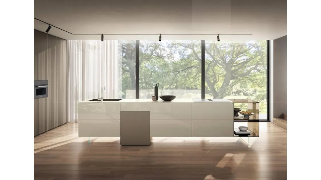 Cucina Design con isola 36e8 Project 2817 di Lago