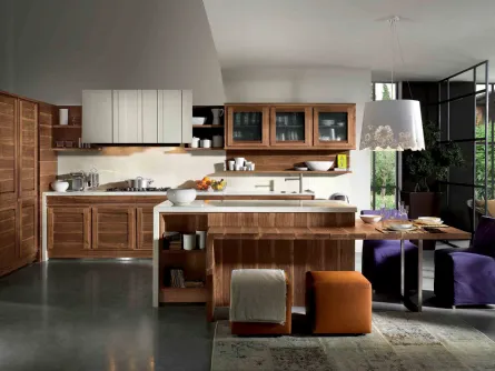 Cucina Design con isola Canaletto 2 de L'Ottocento