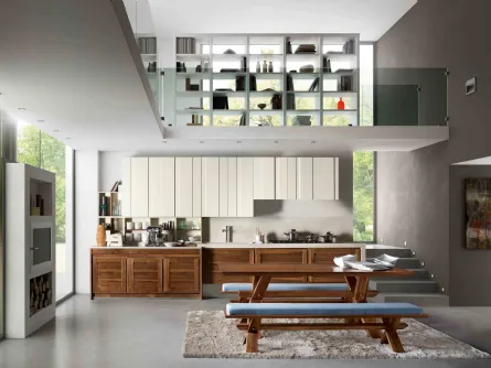 Cucina Design lineare Canaletto 4 de L'Ottocento