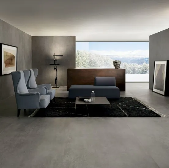 Piastrelle effetto cemento Concreto Medium di Lea Ceramiche