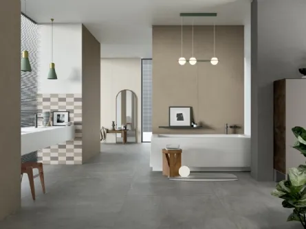 Piastrelle Pigmenti Dash e Chalk di Lea Ceramiche