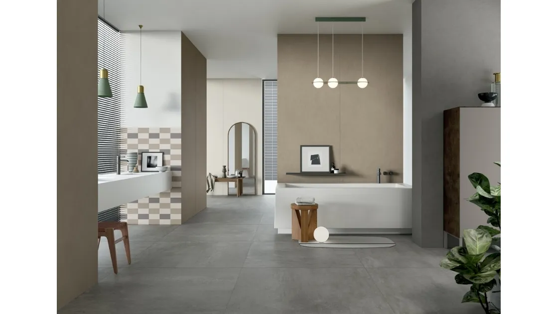 Piastrelle Pigmenti Dash e Chalk di Lea Ceramiche