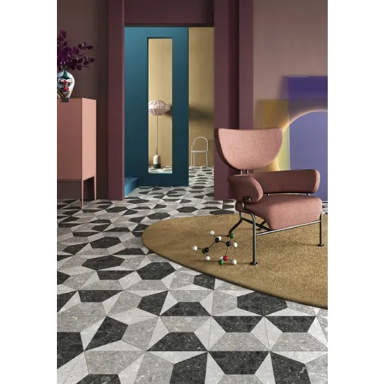 Piastrelle Side Stone Mosaic Omega di Lea Ceramiche