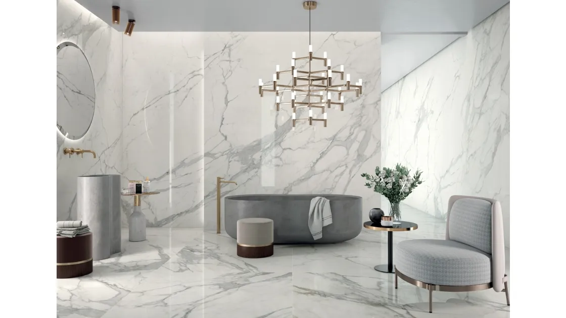 Piastrelle Synestesia Pure Statuario di Lea Ceramiche