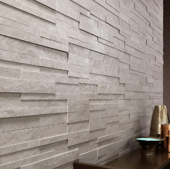 Piastrelle Waterfall Ivory Flow 3D di Lea Ceramiche