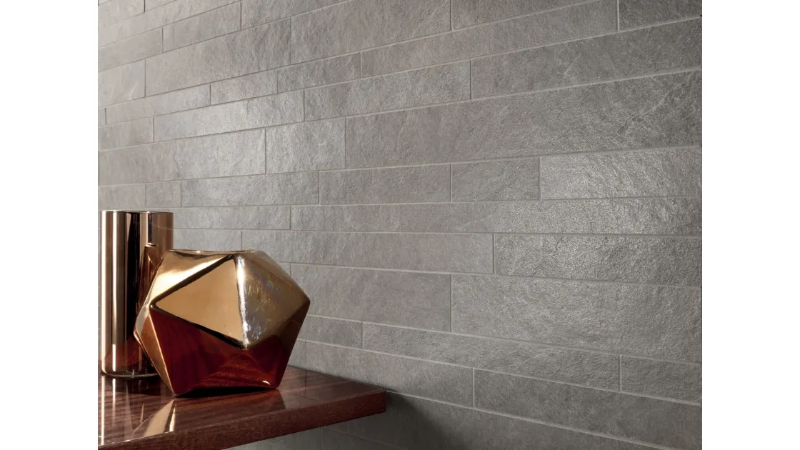 Piastrelle effetto pietra Waterfall Silver Flow di Lea Ceramiche